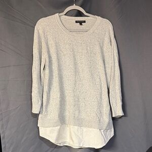 Banana Republic Gray Crew Neck Sweater